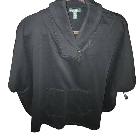 LRL Ralph Lauren black cape style xs/s - Picture 1 of 3